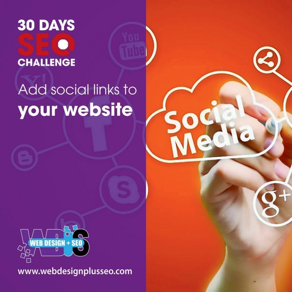 Day 20: Add social links to your website 2