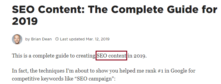 SEO Content Optimization: A Beginner’s Guide to Crafting SEO Content [2020] 12